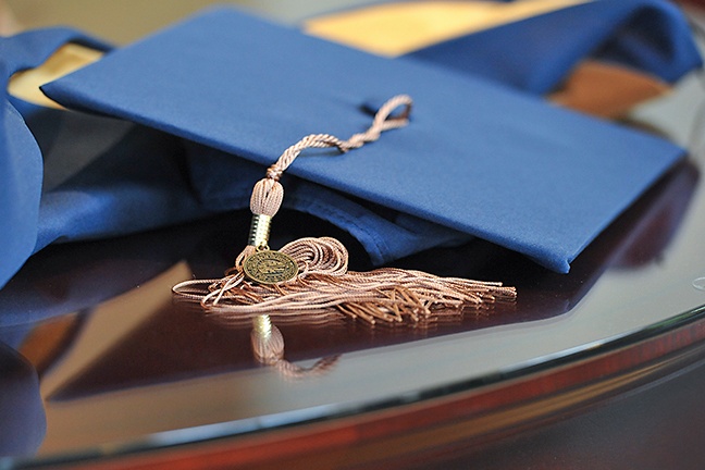 WVU graduation cap